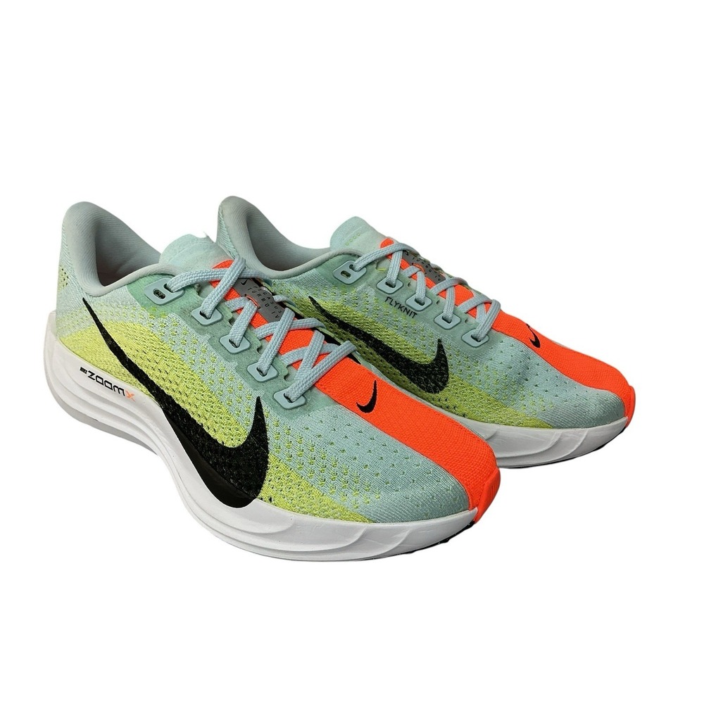 Nike Pegasus Plus Road Running Shoes Glacier Blue Light Lemon Women Sz 8 No Box - Picture 2 of 8